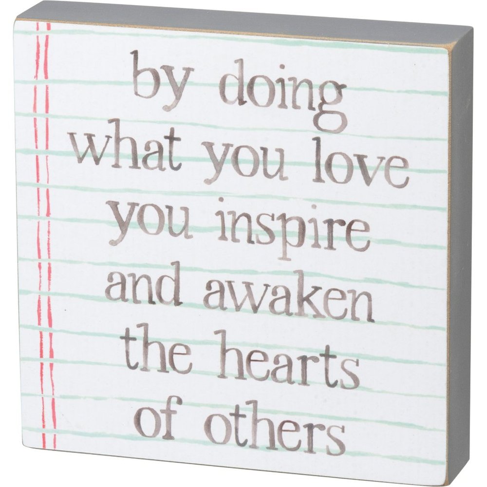 Do What You Love Block